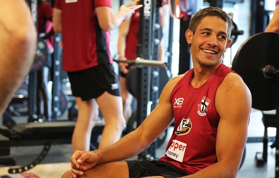 Young gun Ben Long is determined to make his mark as 'the future of the club'. - St Kilda Saints,Ben Long